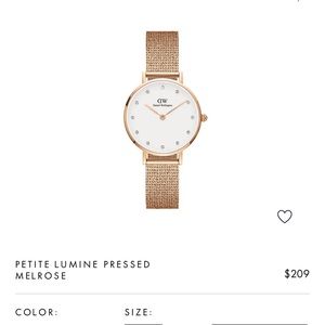 Daniel Wellington Petite Lumine Pressed Melrose Watch